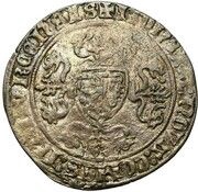 2 Groats "Rose Cup" - William II, Belgium, 1391-1418 reverse image