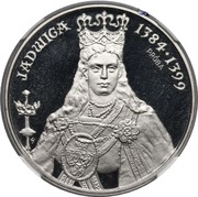 500 Zlotys Hedwig I Trial Strike, Poland, 1988 reverse image
