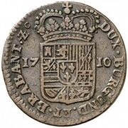 1 Liard - Philip V reverse image