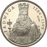 1000 Zlotys Hedwig I Trial Strike, Poland, 1988 reverse image