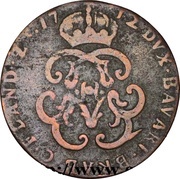 1 Liard - Maximilian Emanuel of Bavaria reverse image