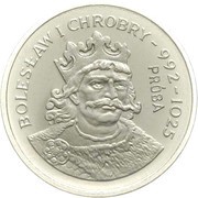 2000 Zlotys Bolesław I Chrobry; Trial Strike, Poland, 1980 reverse image