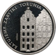 5000 Zlotys Torun - save the monuments, Trial Strike, Poland, 1989 reverse image