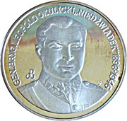 200 000 Zlotych General Okulicki, Poland, 1991 reverse image