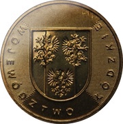 2 Zlotys Łódzkie Voivodeship, Poland, 2004 reverse image