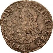 1 Liard - Ernest of Lynden Bust type obverse image