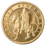 2 Zlotys Jeździec piastowski, Poland, 2006 reverse image