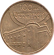 2 Zlotys Polish Theater in Warsaw, Poland, 2013 reverse image