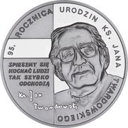 10 Zlotys Jan Twardowski, Poland, 2010 reverse image