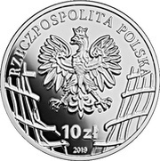 10 Zlotys Łukasz Ciepliński "Pług" obverse image