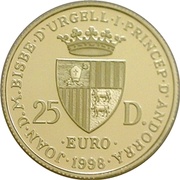 25 Diners - Joan Martí i Alanis Human Rights obverse image