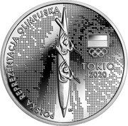 10 Zlotys Polish Olympic Team – Tokyo 2020, Poland, 2021 reverse image