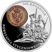 20 Zlotys January Uprising, Poland, 2023 reverse image