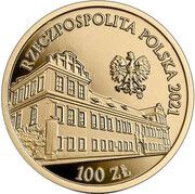 100 Zlotys The Bishop's Palace in Kraków obverse image