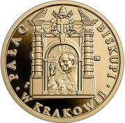 100 Zlotys The Bishop's Palace in Kraków, Poland, 2021 reverse image
