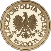 200 Zlotys F Chopin obverse image