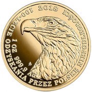 500 Zlotys White-tailed Eagle, Poland, 2018-2022 reverse image