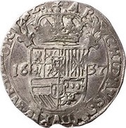 1 Escalin - Philip IV, Belgium, 1621-1664 reverse image