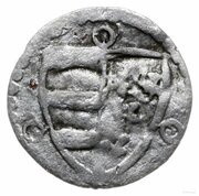 Denier poznański - Louis I of Hungary Poznań mint obverse image