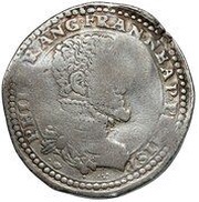 Talar - Sigismund II Augustus Wilno mint - countermarked obverse image