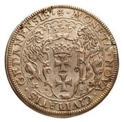 1 Thaler Siege coinage, Poland, 1577 reverse image