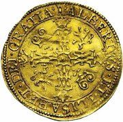 1 Gold Crown - Albert and Isabella obverse image