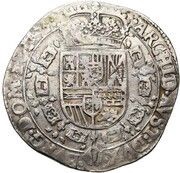 1 Patagon - Charles II, Belgium, 1666-1667 reverse image