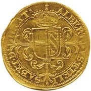 ½ Gold Sovereign - Albert and Isabella obverse image