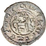 Denier Bracteate - Mieszko III the Old Gniezno or Kalisz mint, Poland, 1138-1202 reverse image