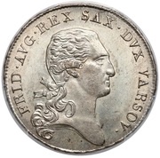 ⅓ Talara - Frederick Augustus I I.S. obverse image
