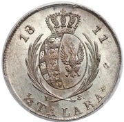 ⅓ Talara - Frederick Augustus I I.S., Poland, 1810-1811 reverse image