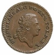 Trojak historyczny - Stanisław August Poniatowski Kraków mint obverse image
