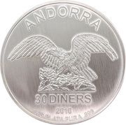 30 Diners Golden Eagle - Silver Bullion obverse image