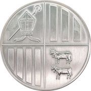 30 Diners Golden Eagle - Silver Bullion, Andorra, 2010 reverse image