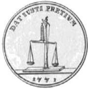 Talar koronny - Stanisław August Poniatowski Warszawa mint reverse image
