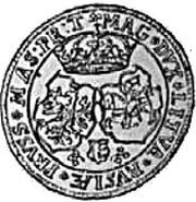 Dwutalar litewski - Stefan Batory Wilno mint, Polish–Lithuanian Commonwealth, 1580 reverse image
