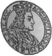 Dwudukat gdański - August II Mocny Gdańsk mint obverse image
