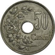 50 Centimes German Occupation Coinage reverse image