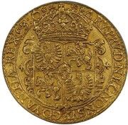 10 Ducats Portugał koronny) - Sigismund III Vasa (Malbork mint, Polish–Lithuanian Commonwealth, 1593 reverse image