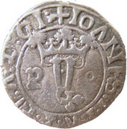 Vintém - João II "P-o" at each side of "Y", Porto mint obverse image