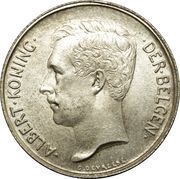 2 Francs - Albert I Dutch text obverse image