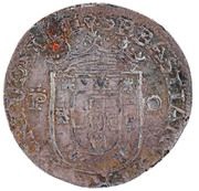 Tostão "P-O" - Sebastião I 2nd type, Porto mint obverse image