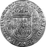 Tostão "Dies from Cruzados" - Filipe II obverse image