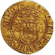 Cruzado "R-L, 8 castles"- João III 3rd type, Lisboa obverse image