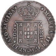 Cruzado - Maria II Loios obverse image