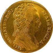 ½ Peça – Maria I Hairdress, Lisboa mint obverse image