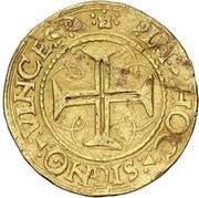 Português "R-L"- João III 2nd type, Lisboa mint, Portugal, 1525-1557 reverse image