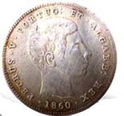 200 Reis - Pedro V obverse image