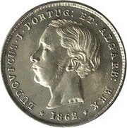 200 Reis - Luis I obverse image