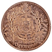 20 Centavos Pattern obverse image